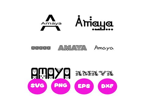 Amaya Girl Names Svg Cut File By Brilliant Digital Designs Thehungryjpeg