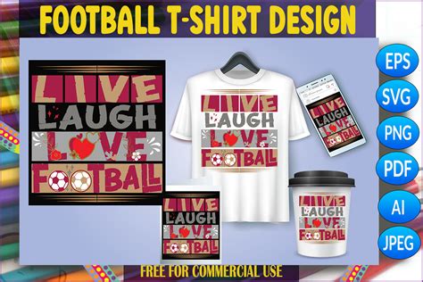 FOOTBALL T-SHIRT DESIGN Graphic by NEEPA'S DESIGN-HUB · Creative Fabrica