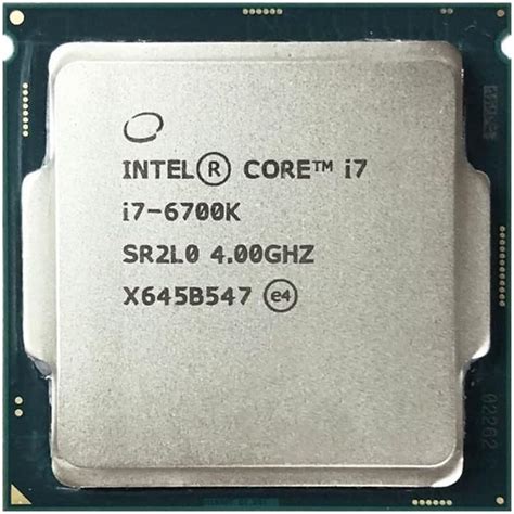 Intel Core I7 6700k I7 6700k I7 6700 K 40 Ghz Used Quad Core Eight Thread 91w Cpu