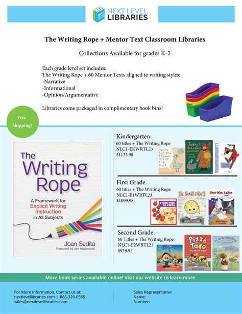 The Writing Rope PD + Trade Book Libraries for K-2 by ...