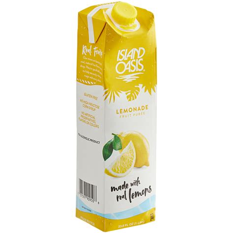 Island Oasis 1 Liter Lemonade Puree Beverage Mix