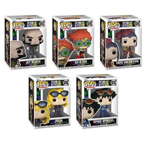 Funko POP Animation Cowboy Bebop S3 Vinyl Figures SET OF 5 Spike