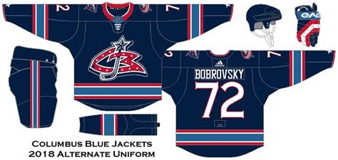 2018 Nhl Alternate Uniform Concepts Columbus Blue Jackets Columbus