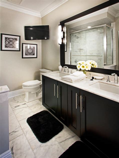 Black And White Bathroom Decor Pictures Best Home Design Ideas