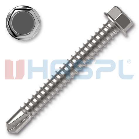 Ha Pl A S Self Drilling Screws X Hexagon Washer Head Din K