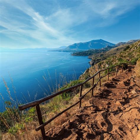 Costa Del Mar De Zingaro Sicilia Italia Foto Premium