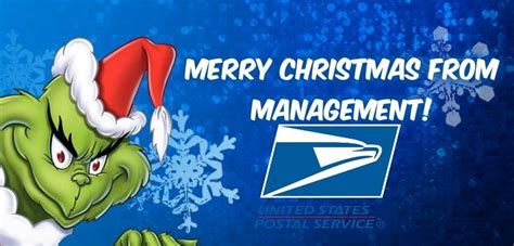 Postal Grinch St Century Postal Worker