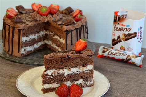 Kinder Bueno Torte Mit Nutella Ideen Fur Kinderriegel Torte