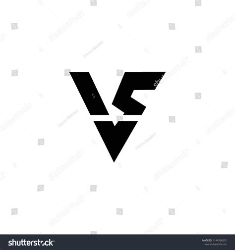 Vs Letter Vector Logo Stock Vector (Royalty Free) 1144596251 | Shutterstock