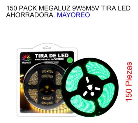 Pack Megaluz W M V Tira Led Ahorradora Meses Sin Intereses