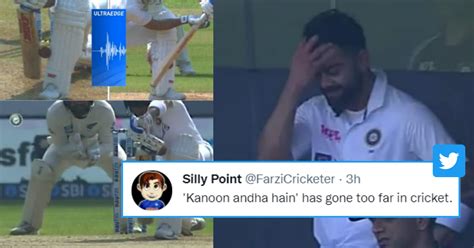 Virat Kohlis Controversial Dismissal Leaves Twitterati In Shock