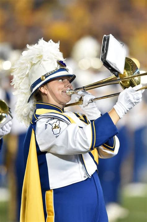 WVU Pride of West Virginia Marching Band Editorial Stock Image - Image ...