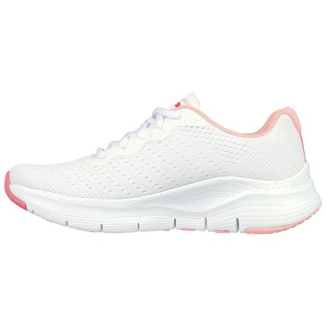 Skechers Arch Fit Trainers Refurbished White | Dressinn