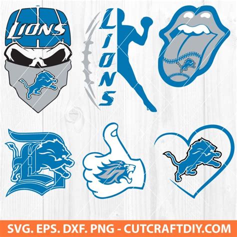 Detroit Lions SVG Cut File Detroit Lions SVG Bundle NFL Team SVG