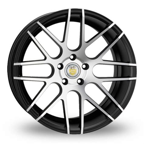 Cades Artemis Black Polished Alloy Wheels Wheelbase