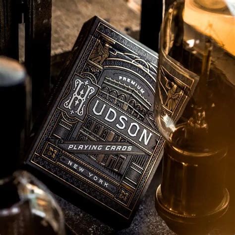 Hudson Hudson Premium Playing Cards Black Edition Theory11 - ToyWiz