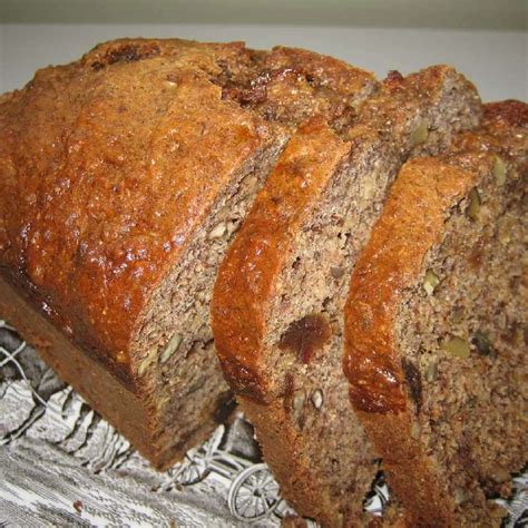 Banana Date Flaxseed Bread Recipe