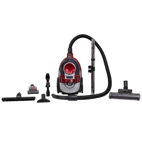 Vortex Red Bagless HEPA Canister Vacuum Atrix