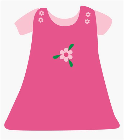 Baby Girl Pink Dress - Girl Dress Clip Art, HD Png Download ...