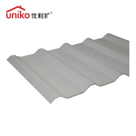 Waterproof Upvc Hollow Roof Sheet Mm Color Upvc Roofing Sheet For