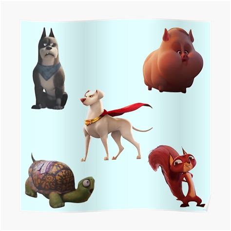 "Super-Pets" Poster for Sale by PureHabitat | Redbubble