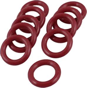 Uxcell Rubber O Ring Oil Seal Sealing Ring Gaskets 10 Piece Red 14mm