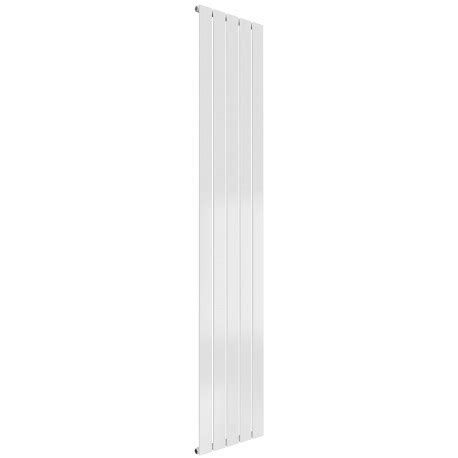 Reina Flat Single Panel White Vertical Designer Radiator 1800mm High X