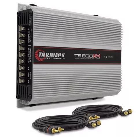 Módulo Amplificador Taramps Ts 800 X4 800w Rms Parcelamento sem juros