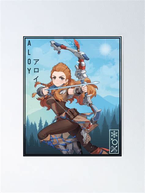 Aloy Genshin Impact Poster For Sale By B Love Redbubble