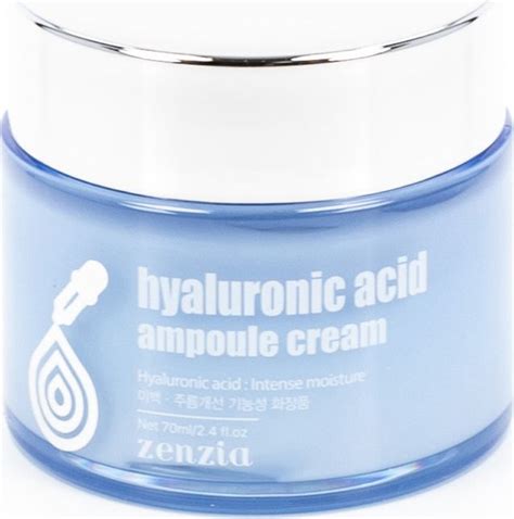 Zenzia / Зензиа Hyaluronic Acid Ampoule Cream Увлажняющий крем для лица ...