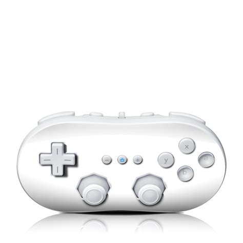 Solid State White Wii Classic Controller Skin | iStyles