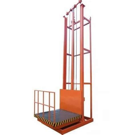 Hydraulic Cage Lift Operating Height Feet Capacity Ton At