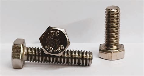 M3 X 35mm Hex Head Machine Screw Gr 304 S S Micro Fasteners