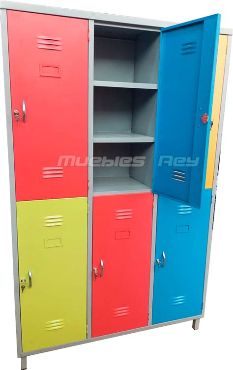 Lockers Casillero De 6 Puertas