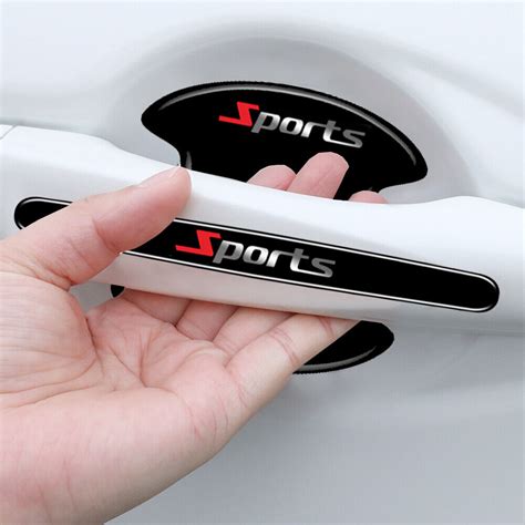 8pcs Car Door Handle Bowl Scratch Anti Scratch Protection Stickers Accessories Ebay