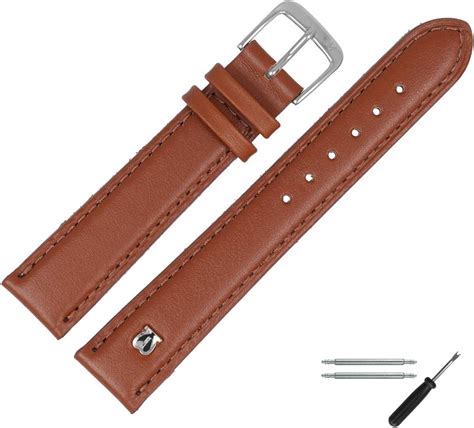 Marburger Uhrenarmband Mm Leder Braun Werkzeug Montage Set