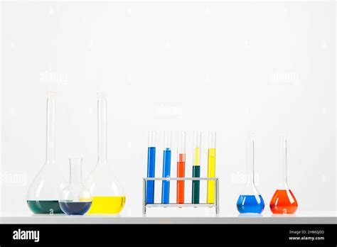 Chemistry Lesson In School Lab Stock Photo Alamy