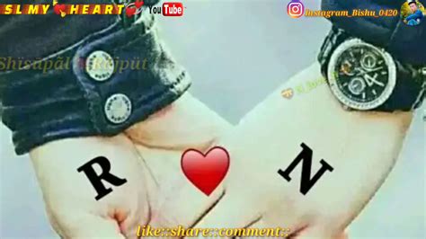 💘 R Love N 💖letter Hearttouching💔💔whatsapp Status Video💔💔name Status Sl My💘heart💞1080p Youtube