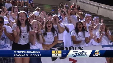 Wyoming Cowboys 21 Reading Blue Devils 14