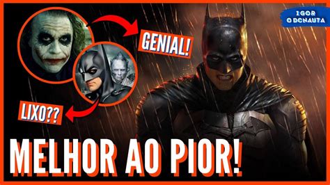 Ranqueando Todos Os Filmes Do Batman Do Pior Ao Melhor Batman