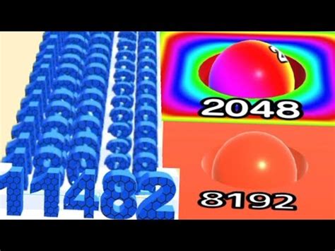 11 Minutes New Satisfying New Ball Math Games Ball Run 2048 Vs Number