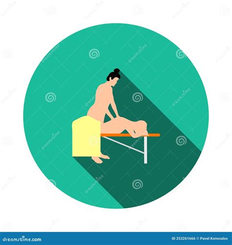 Icône De Massage Femme Illustration De Vecteur Illustration Du