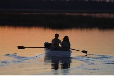 Scene From The Notebook Movie Lovers Couple Rowboat Romance