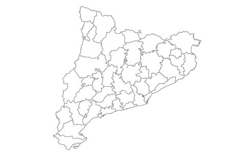 Mapa Mudo Catalunya