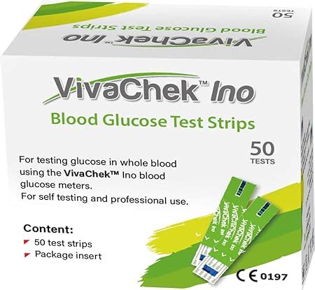 Vivachek Ino Blood Glucose Test Strips Pcs Box Vivashic Inu