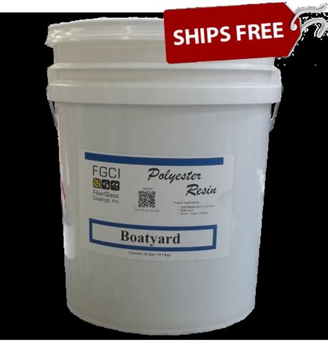 Boatyard Polyester Resin Drum