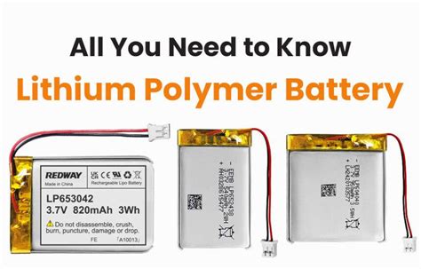 Batterie Au Lithium Polym Re Tout Ce Que Vous Devez Savoir Redway Power