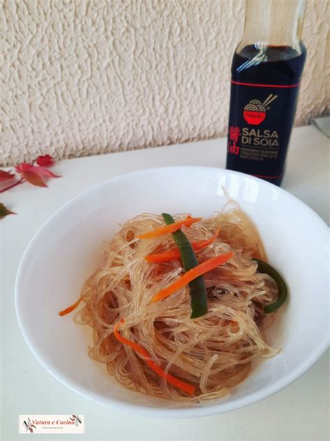 Vermicelli Di Soia Con Verdure Natura E Cucina