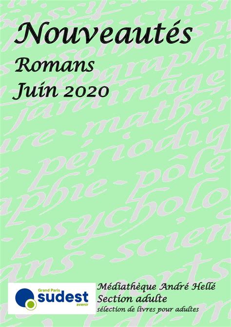 Calaméo Nouveautés Romans Adulte Juin 2020