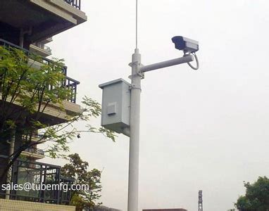 Cctv Camera Poles Steel Tubular Structures Steel Tubular Poles